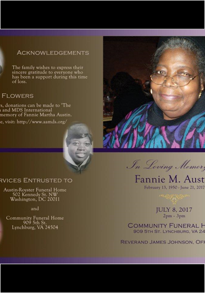 Fannie M. Austin DHS-'68