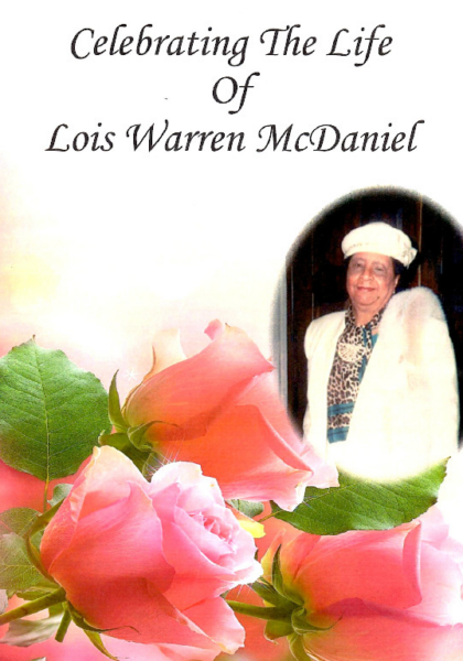 Lois Warren McDaniel