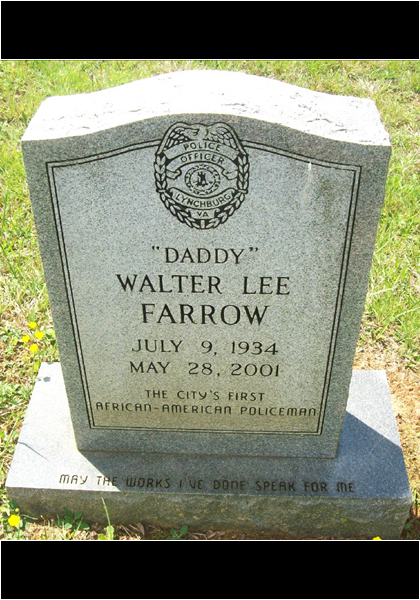 Walter Farrow, 1st Black Lynchburg Policeman