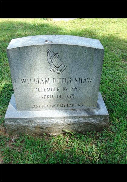 Robert's Brother, Peter Shaw.