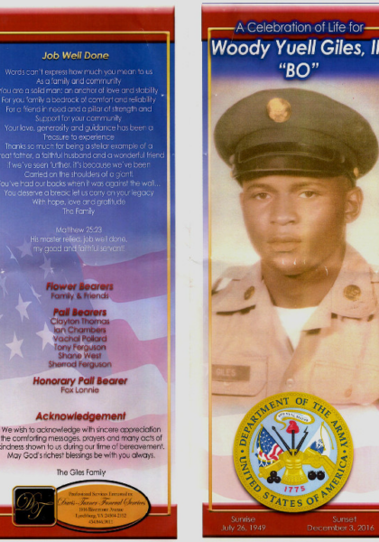 Woody Yuell "Bobo" Giles DHS-'67
