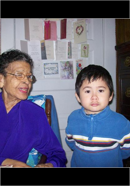 Celebrating Great Aunt Velta Jones 93rd. birthday! She passed away March 11, 2011!