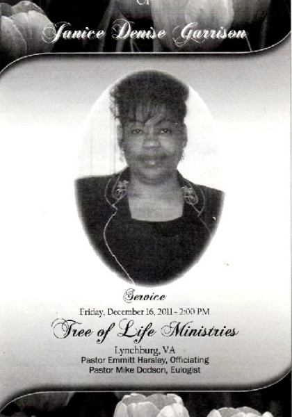 Janice Denise Garrison