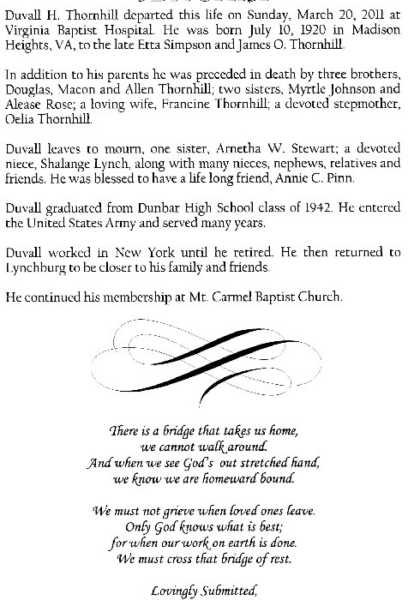 Duvall Herman Thornhill-obituary