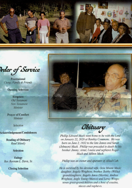 Phillip Edward Mack-obituary & family pictures