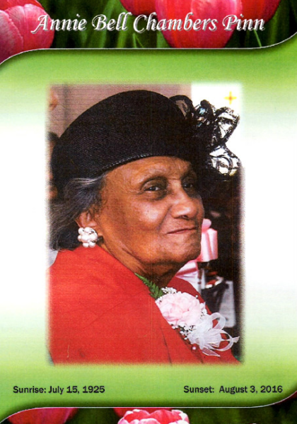 Annie Bell Chambers Pinn