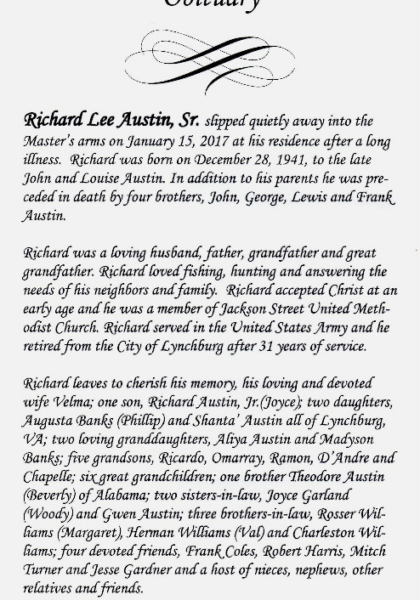 Richard Lee Austin-obituary