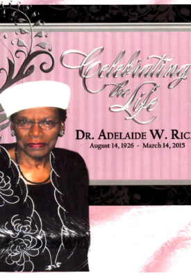Dr. Adelaide W. Rice
