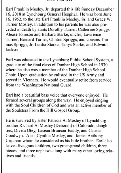 Earl F. Mosley Jr. DHS-'70-obituary