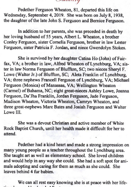 Pedether Ferguson Wheaton-obituary