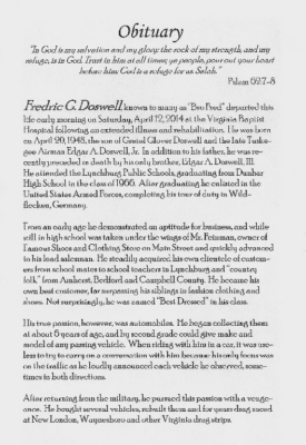 Frederic G. Doswell-obituary