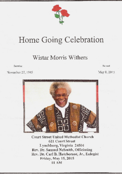 Wista Morris Withers DHS-'64!
