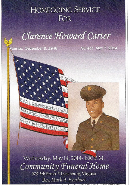 Clarence Howard Carter CHS-'65