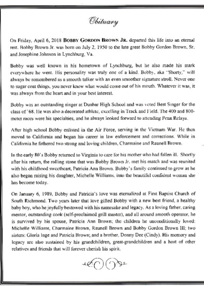 Bobby Gorgon Brown Jr. DHS-'68-obituary