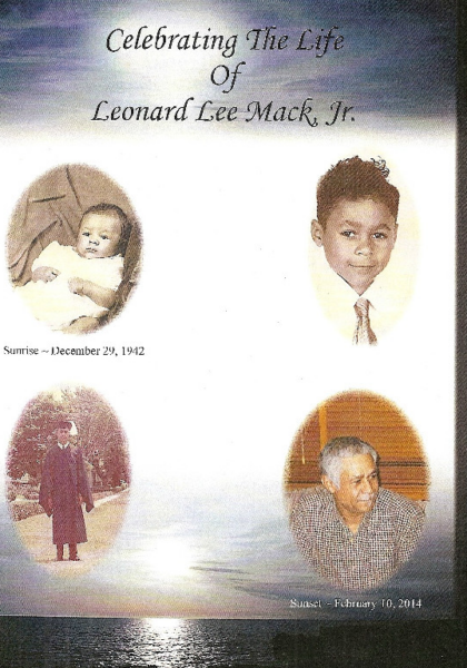 Leonard Lee Mack Jr. DHS-'61