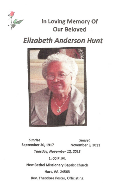 Elizabeth Anderson Hunt