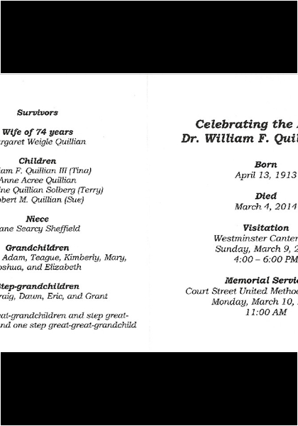 William Quillian Jr.-obituary