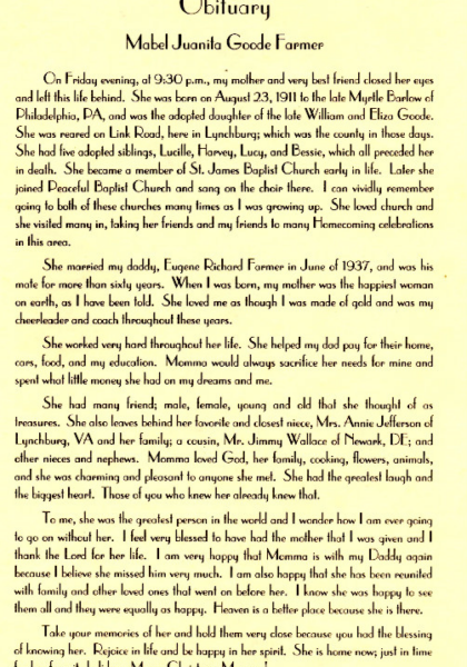 Mabel Goode Farmer-obituary