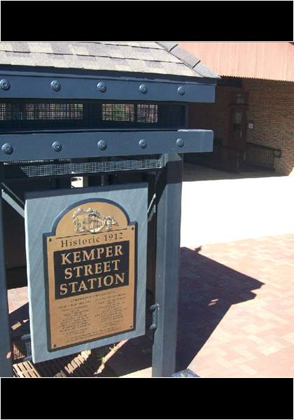 Welcome to Kemper Street Station! Welcome to Kemper Street Station!