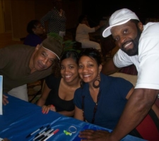 Danny McCain, Cheryl Glass and daughter, Robert Flood!
