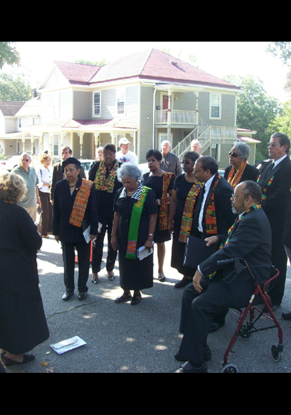 Music was presented by "Soulsters from the Hill," directed by Hermina Walthall Hendricks! Members include John Hughes III, Ronnie Logan, Earl Mosely, Wayne Fergurson, Ann Mitchell, Gean Johnson, Effie Wright, Shirley Spinner, Janet McCoy, and Clara Jackson! For bookings call Hermina at 434-386-6555!,