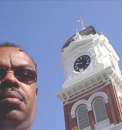 Starting the tour with me and the clocktower at the Courthouse! Starting the tour with me and the clocktower at the Courthouse!