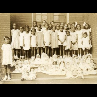 Negro Doll Day! Ms. Edith Irvine...maybe?