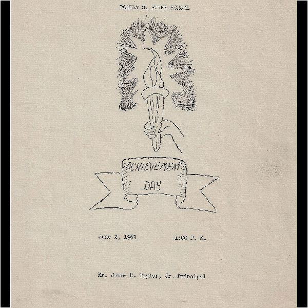 Achievement Day-1961! All Honor Roll and Perfect Attendance students were awarded!