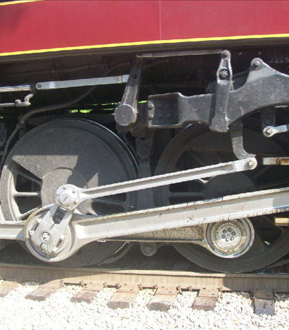Close up of the massive wheel housings! Close up of the massive wheel housings!