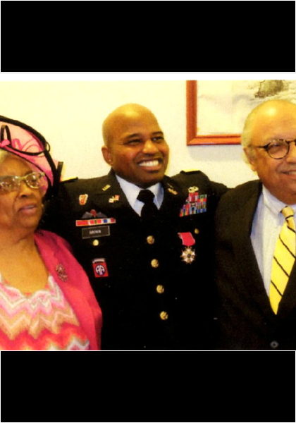 Here are Thelma and the late Wiley Harris, attending the celebration of nephew Carlo's retirement after more than twenty-one years in the U.S. Army! Here are Thelma and the late Wiley Harris, attending the celebration of nephew Carlo's retirement after more than twenty-one years in the U.S. Army!
