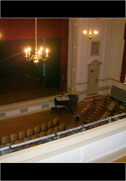 The auditorium, viewed from the balcony!!