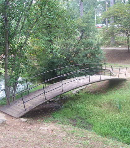 Here is the bridge in Legion Park where Parker and Julie discussed water samples in "laid to waste." It was also used as a background for Althea announcing she was expecting in "citizen trundel pt2!" Here is the bridge in Legion Park where Parker and Julie discussed water samples in "laid to waste." It was also used as a background for Althea announcing she was expecting in "citizen trundel pt2!"