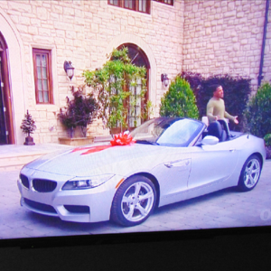 David on the "Halves and the Have Nots" TV series has an excellent taste in cars for a present!