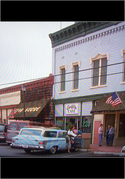 In "a time to trust," this is one location of Swift's Cafe!