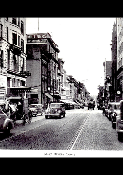 Early Main St....notice the 2-way traffic!