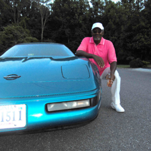 Fred Clark DHS-'69 back in a Corvette again!