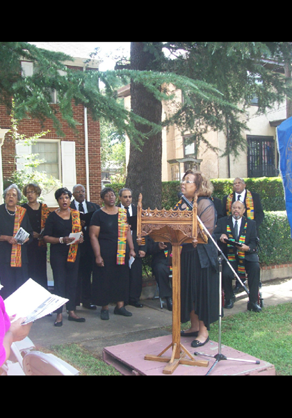 Presenting...Hermina Walthall Hendricks and the "Soulsters from the Hill" providing the inspirational music!