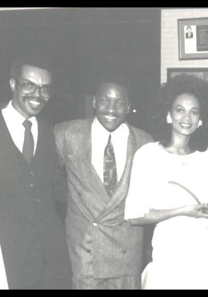 Donnie Simpson, & wife!