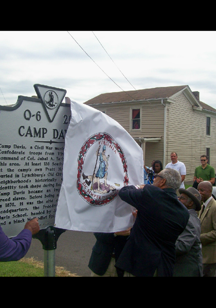 Unveiling, Camp Davis Marker!