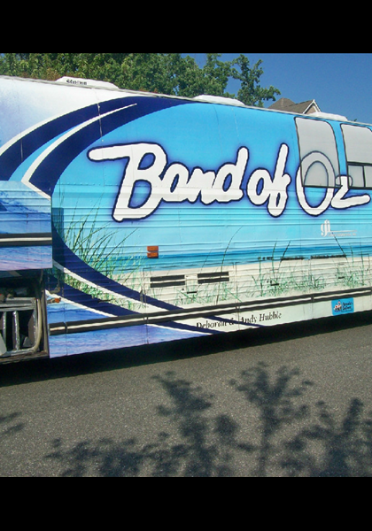 The "Band of Oz" tour bus!