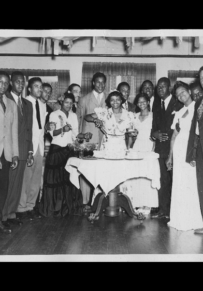 Hey....somsbody's grandmother had a birthday party? Who is it?