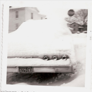 My Dad's 1964 Chevy Impala, under the snow somewhere!