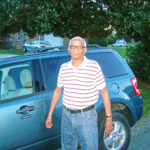 Reginald Williams, in his Ford SUV, came by my house for a visit recently!