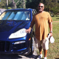 Robert Davis Jr's second car, in addition to the M5, he has a Porsche SUV!