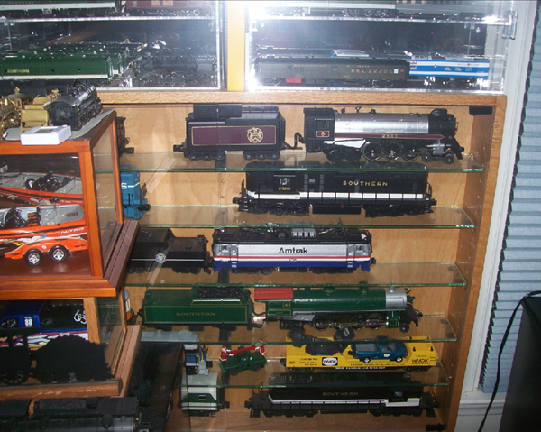 More trains in the cases. More trains in the cases.