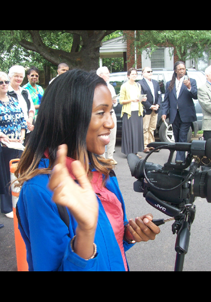 The event had great tv coverage from WSET and Tola Adamson!