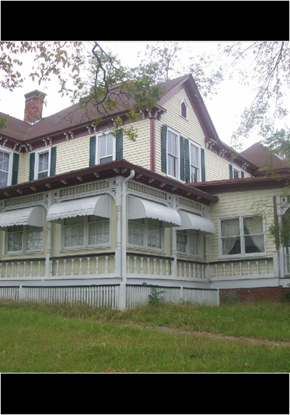 Old McGuffey House! It was blue....