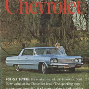1964 Chevy! This one kept the radio that came with it as soon as Dad found out that it was too costly to remove! I now had an AM radio to play with while traveling! However, I couldn't play it loud!?