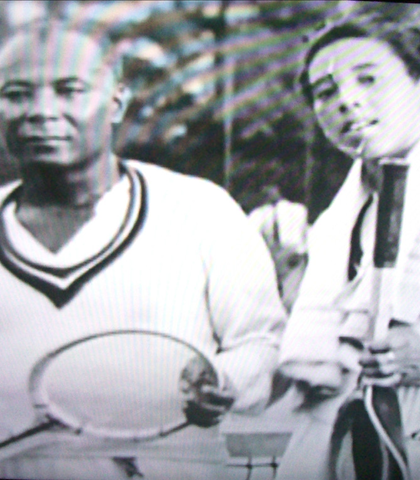 Dr. J. & Althea Gibson! Dr. J. & Althea Gibson!