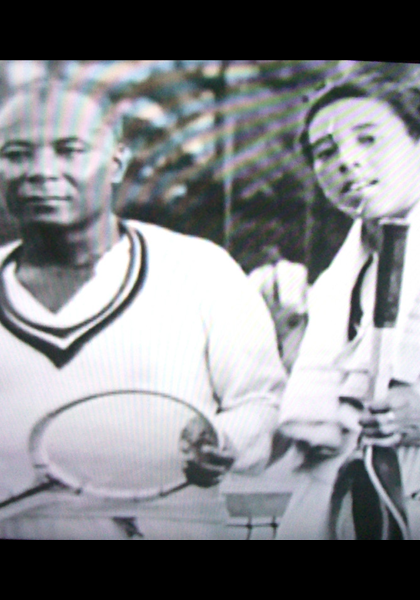 Dr. J. & Althea Gibson! Dr. J. & Althea Gibson!
